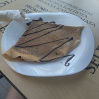 Crepe con nutella vegana (5€) at Ice Queen Gelato in Athens