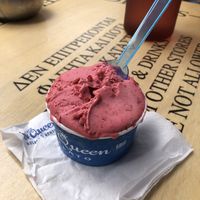 Sour cherry sorbet  at Ice Queen Gelato in Athens