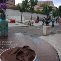 Ice cream with a view at Ice Queen Gelato in Athens