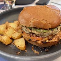 Vegan Burger  at Barmood in L Estartit
