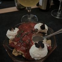 An ok dessert   at ÖUR in Stockholm