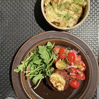 Juicy marbles and potato gratin.  at ÖUR in Stockholm