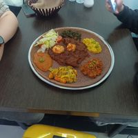  at Family Cafe Eritrean and Ethiopian restaurant in Glasgow