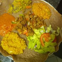  at Family Cafe Eritrean and Ethiopian restaurant in Glasgow