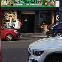  at Family Cafe Eritrean and Ethiopian restaurant in Glasgow
