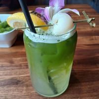 Matcha Lychee Lemonade at Jinya Ramen Bar  in Royal Oak