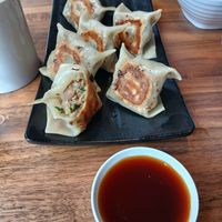 Impossible gyoza at Jinya Ramen Bar  in Royal Oak