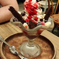 Big soft serve 😍 at Paprika Shokudo Vegan in Osaka