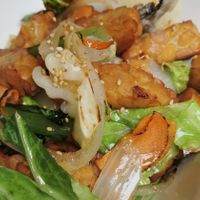 Tempeh bowl at Paprika Shokudo Vegan in Osaka