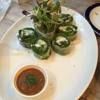 veggie spring rolls  at Paprika Shokudo Vegan in Osaka