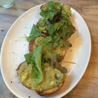 avocado bruschetta  at Paprika Shokudo Vegan in Osaka