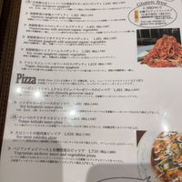 Pasta and pizza  at Paprika Shokudo Vegan in Osaka