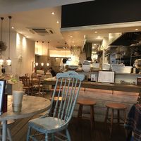 Dining room / kitchen.  at Paprika Shokudo Vegan in Osaka