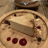 Soya cheesecake  at Paprika Shokudo Vegan in Osaka