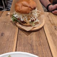 Beyond burger at Paprika Shokudo Vegan in Osaka
