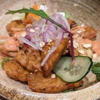 Teriyaki tempeh at Paprika Shokudo Vegan in Osaka