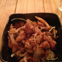 Soy meat vegan rice bowl at Paprika Shokudo Vegan in Osaka