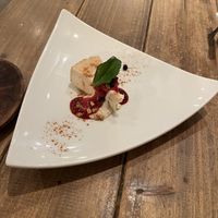 Tofu baked cheesecake  at Paprika Shokudo Vegan in Osaka