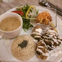 Set dinner at Paprika Shokudo Vegan in Osaka