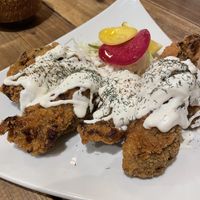 Fried “oyster”   at Paprika Shokudo Vegan in Osaka