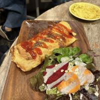 Omurice  at Paprika Shokudo Vegan in Osaka