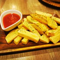 French fries at Paprika Shokudo Vegan in Osaka