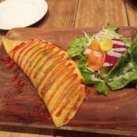 Vegan Omurice. at Paprika Shokudo Vegan in Osaka