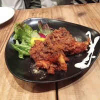Vegan Fried Chicken. at Paprika Shokudo Vegan in Osaka