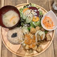Tempeh plate   at Paprika Shokudo Vegan in Osaka