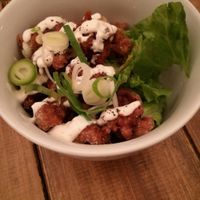 Karage soy meat  at Paprika Shokudo Vegan in Osaka