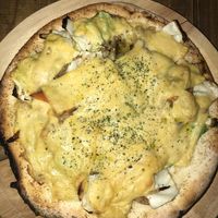 Anchovy pizza at Paprika Shokudo Vegan in Osaka