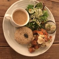 The stir fry was delicious!!! at Paprika Shokudo Vegan in Osaka