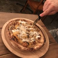 Tempeh pizza! at Paprika Shokudo Vegan in Osaka