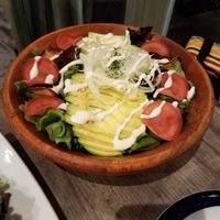 avocado salad (it's big!) at Paprika Shokudo Vegan in Osaka