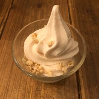 Soy Milk Soft Ice Cream (Plain) at Paprika Shokudo Vegan in Osaka