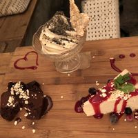 Desert platter at Paprika Shokudo Vegan in Osaka