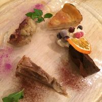 dessert sampler at Paprika Shokudo Vegan in Osaka