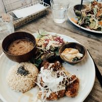 Literally the best vegan food I’ve had in Japan so far! Highly recommend! I would have this regularly if I lived near by 😋 at Paprika Shokudo Vegan in Osaka