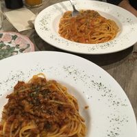 Bolognese pasta, a must! at Paprika Shokudo Vegan in Osaka