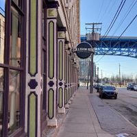Exterior main entrance at Collision Bend Brewing Company Cleveland in Cleveland