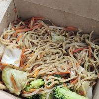 Chow mein at One Veg World in West Covina