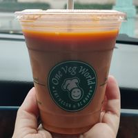 Thai tea at One Veg World in West Covina