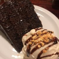 cake and ice cream at One Veg World in West Covina