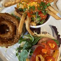 BBQ burger   at Fresh on Eglinton in Toronto