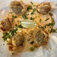 Crispy dumplings    at Fresh on Eglinton in Toronto