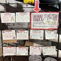 Menu  at Dialogue Coffee & Flowers in New York City