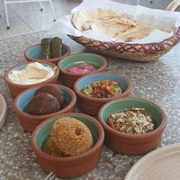 Vegan mezze starter at Ben Jamil in Marrakech