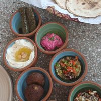 Vegan mezze starter at Ben Jamil in Marrakech