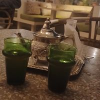 Traditional mint tea for two at Ben Jamil in Marrakech