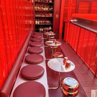 Third floor seats with bar at Maslow - Temple in Paris